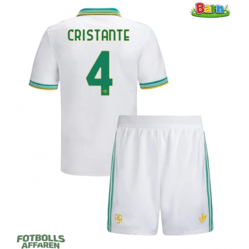 AS Roma Bryan Cristante #4 Tredjeställ Barn 2025-26 Kortärmad (+ Korta byxor)